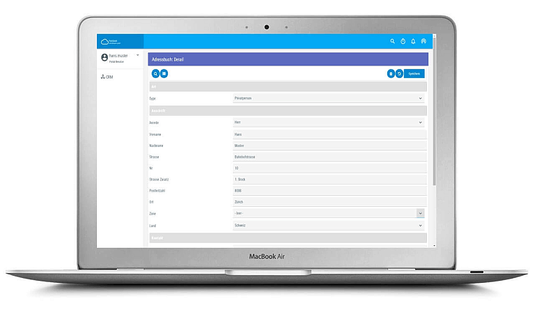 Screenshot der Horizon DataStore Applikation
