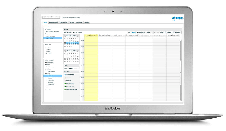 Screenshot der Switwork Webjob-Schweiz Applikation